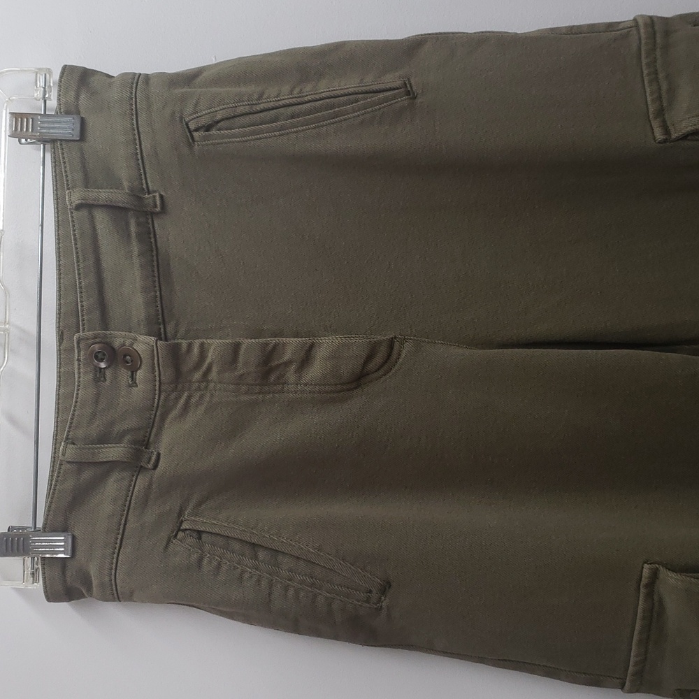 Wilfred Free X Aritzia Pants Women's 8 Modern Cargo Olive Green Utility Tapered - Picture 2 of 13